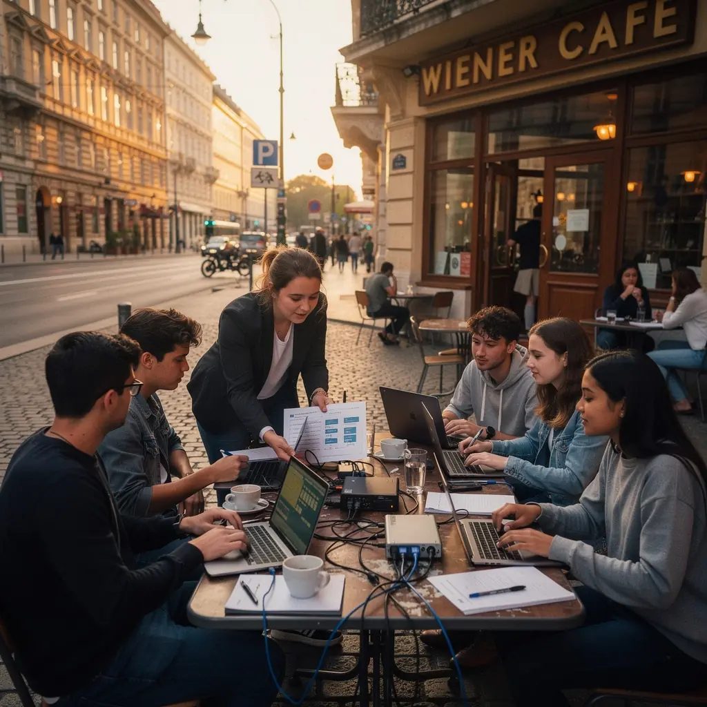 Illustration eines Online-Kurses zur ethischen Hacking-Zertifizierung.