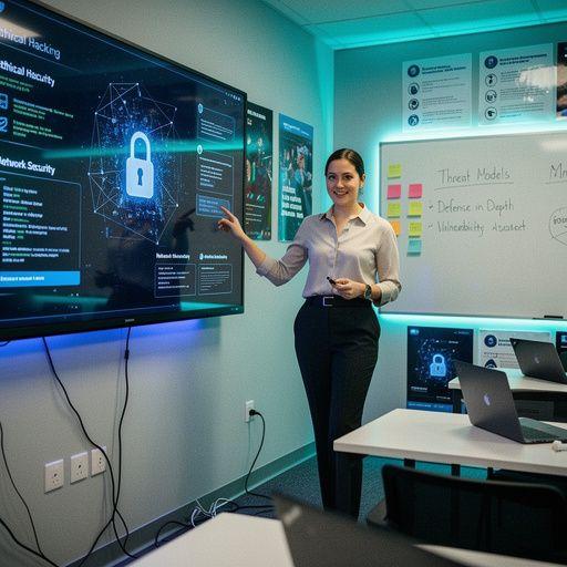 Ein Gruppenfoto von Studenten, die an einem Online-Kurs zur ethischen Hacking-Zertifizierung teilnehmen.